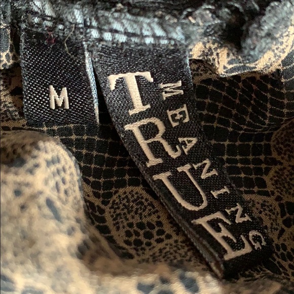 TRUE MEANING camisole black lace silk - Picture 3 of 3